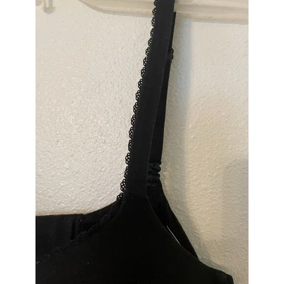 Victoria's Secret Women Bra 34DD Black Body By Victoria Lined Demi - Picture 3 of 5